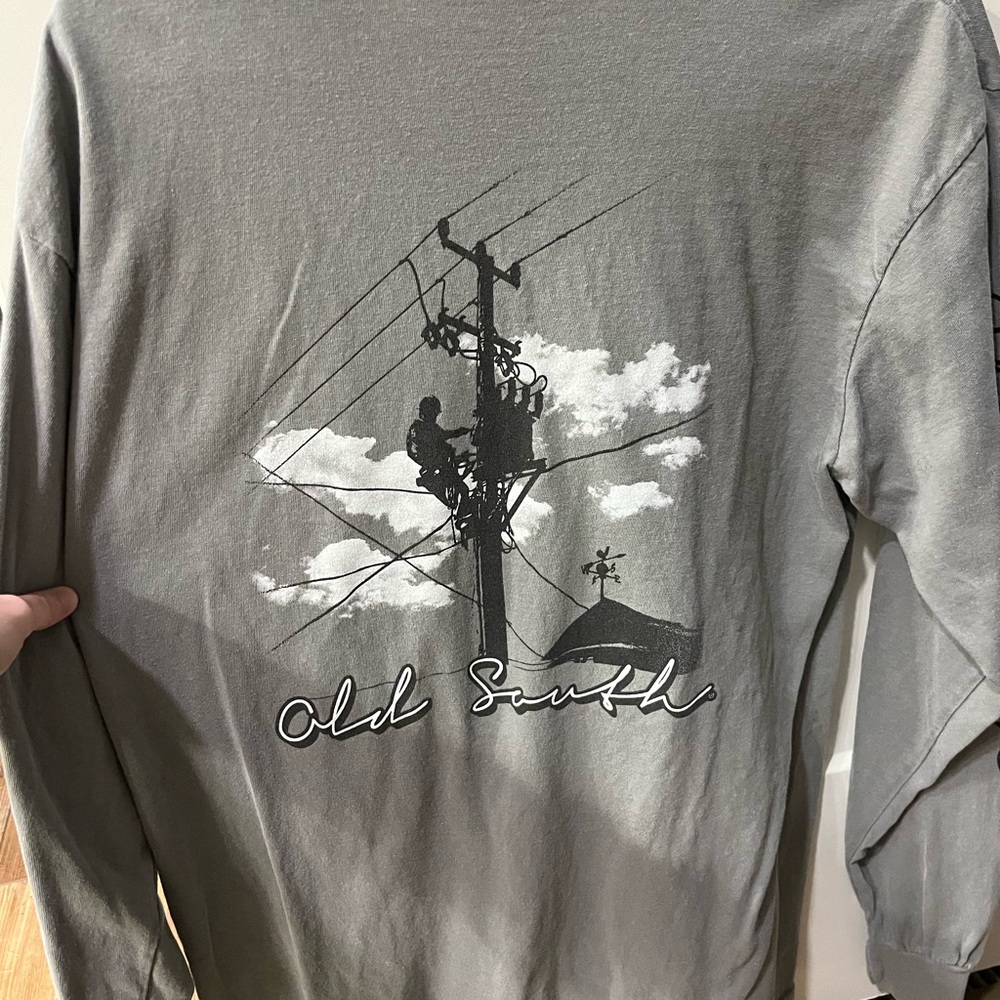 Old south lineman tshirt